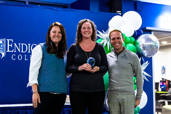 The Human Resources team introduced Endicott’s inaugural Staff Excellence Awards, which celebrated staff whose commitment, teamwork, and leadership set the tone for a thriving campus community.