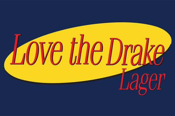Love the Drake Lager logo