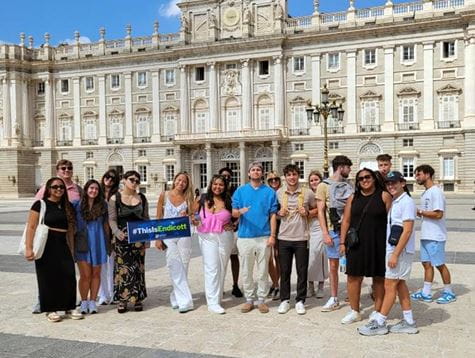 Students studying abroad in Spain