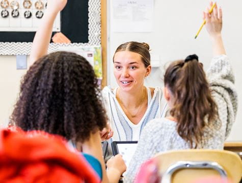 Students in the classroom